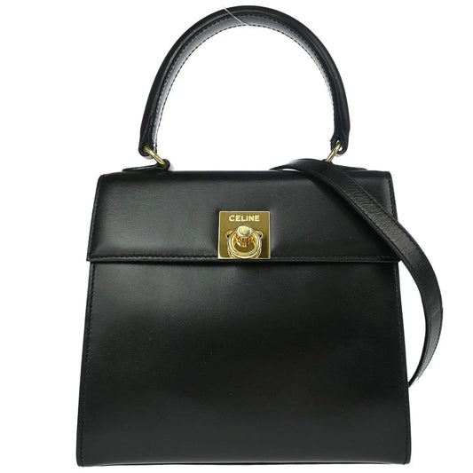 Celine Black 2way Shoulder Handbag