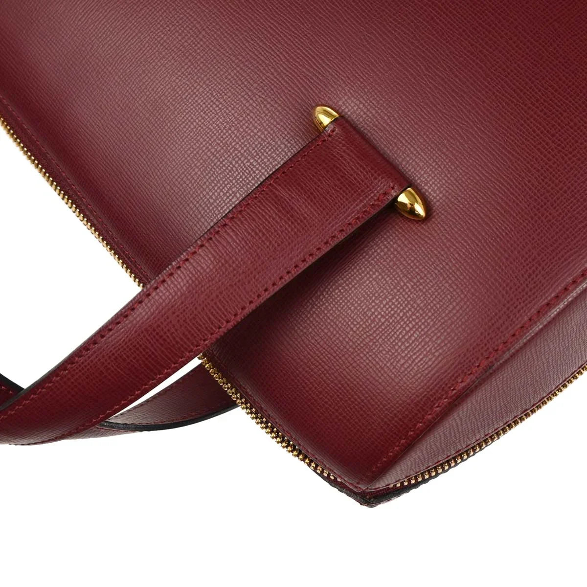 Cartier Bordeaux Leather Must de Cartier 2way Shoulder Handbag