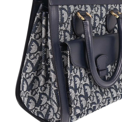 Christian Dior Navy Trotter Handbag