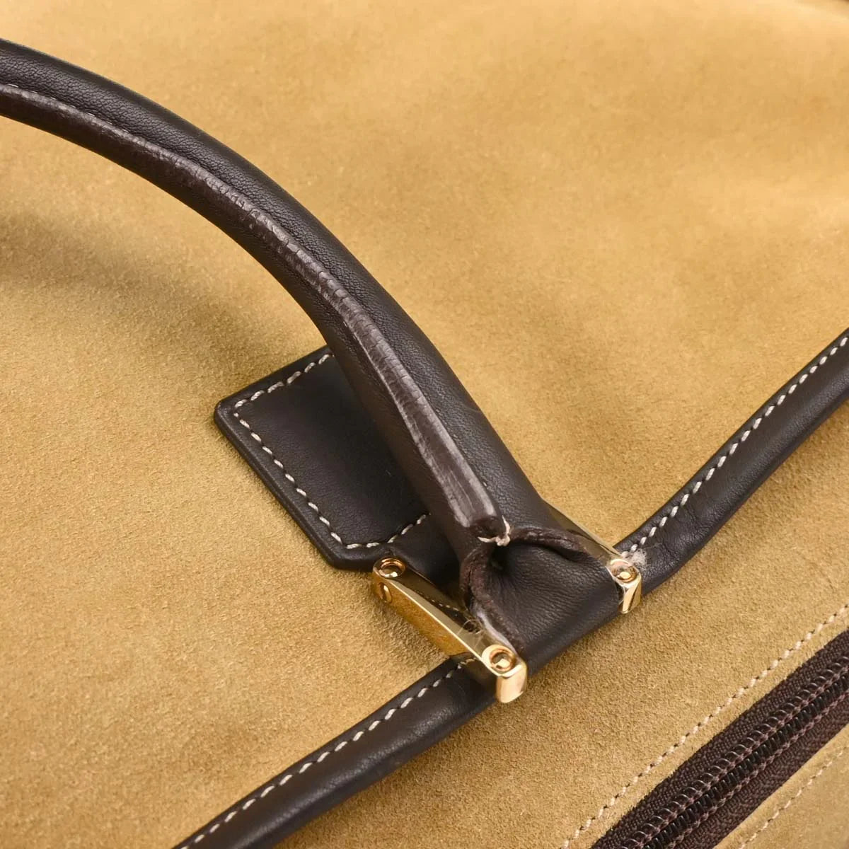 Loewe Beige Suede Amazona 50 Handbag