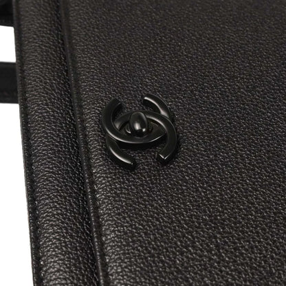 Chanel 1997-1999 Black Caviar Tote Handbag
