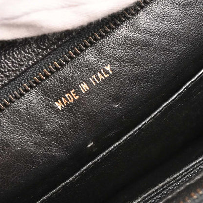Chanel 1997-1999 Black Caviar Tote Handbag