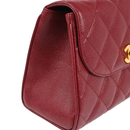 Chanel 1994-1996 Bordeaux Caviar Handbag