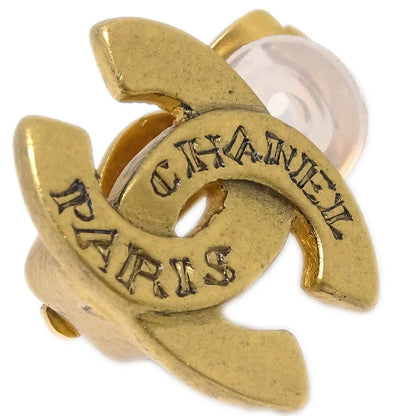 Chanel Gold CC Earrings Clip-On 99A