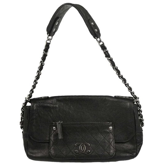 Chanel 2006-2008 Black Caviar Handbag