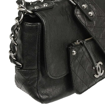 Chanel 2006-2008 Black Caviar Handbag