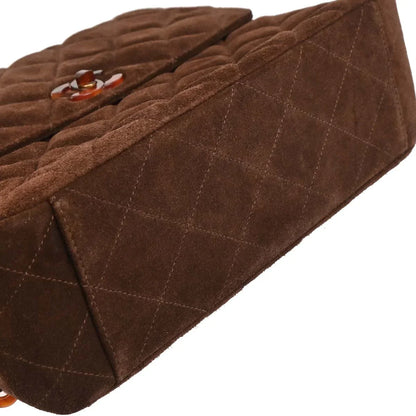 Chanel 1997-1999 Brown Suede Handbag