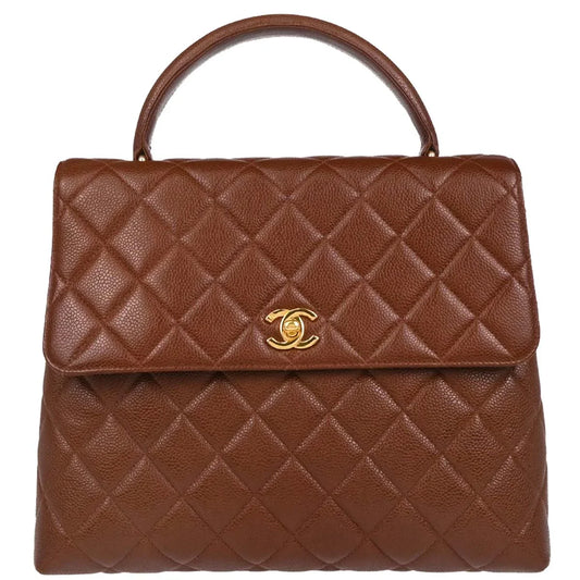 Chanel 1996-1997 Brown Calfskin Handbag