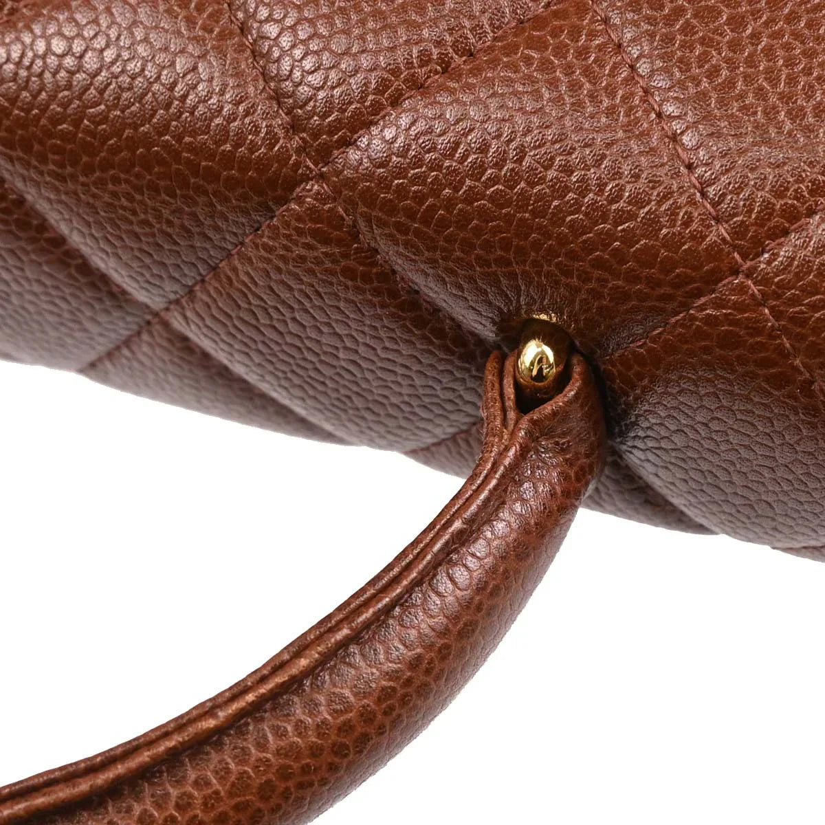 Chanel 1996-1997 Brown Calfskin Handbag