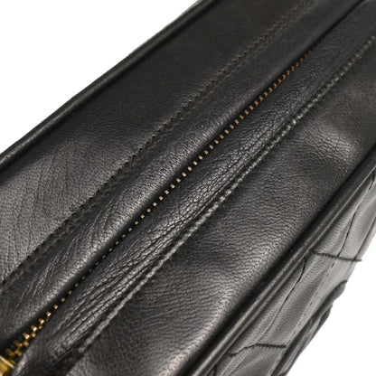 Chanel 1989-1991 Black Lambskin Camera Bag Mini