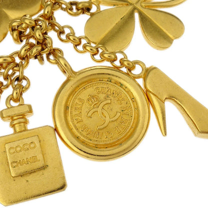 Chanel Chain Necklace Pendant Icon Gold 95A