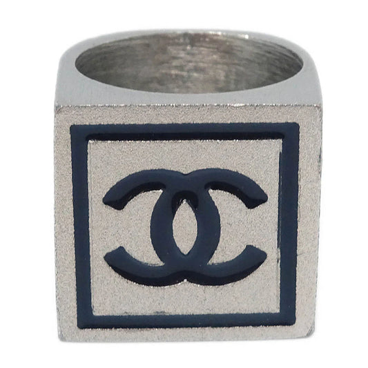 Chanel Ring Silver #53 02A