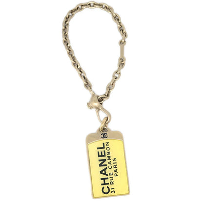 Chanel Gold Key Holder Bag Charm Small Good 07C