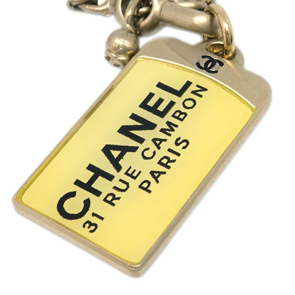 Chanel Gold Key Holder Bag Charm Small Good 07C