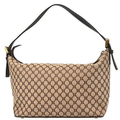 Celine Beige Canvas Macadam Handbag