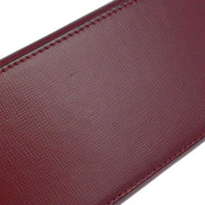 Cartier Bordeaux Leather Must de Cartier Handbag
