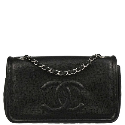 Chanel 2009-2010 Black Calfskin Shoulder Bag