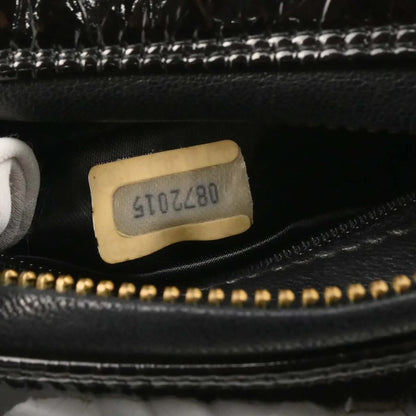 Chanel 1986-1988 Black Patent Leather Camera Bag