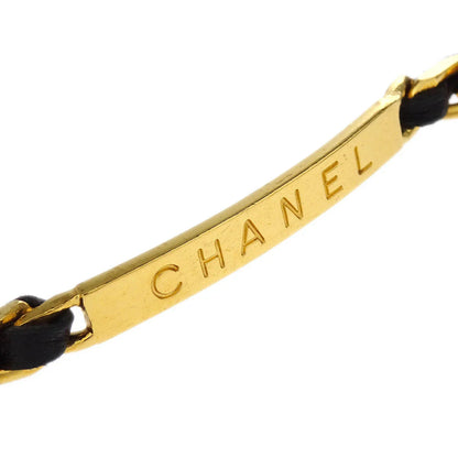 Chanel Bracelet Gold Black 96P