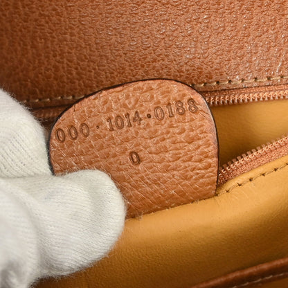Gucci Brown Pigskin Bamboo 2way Shoulder Handbag