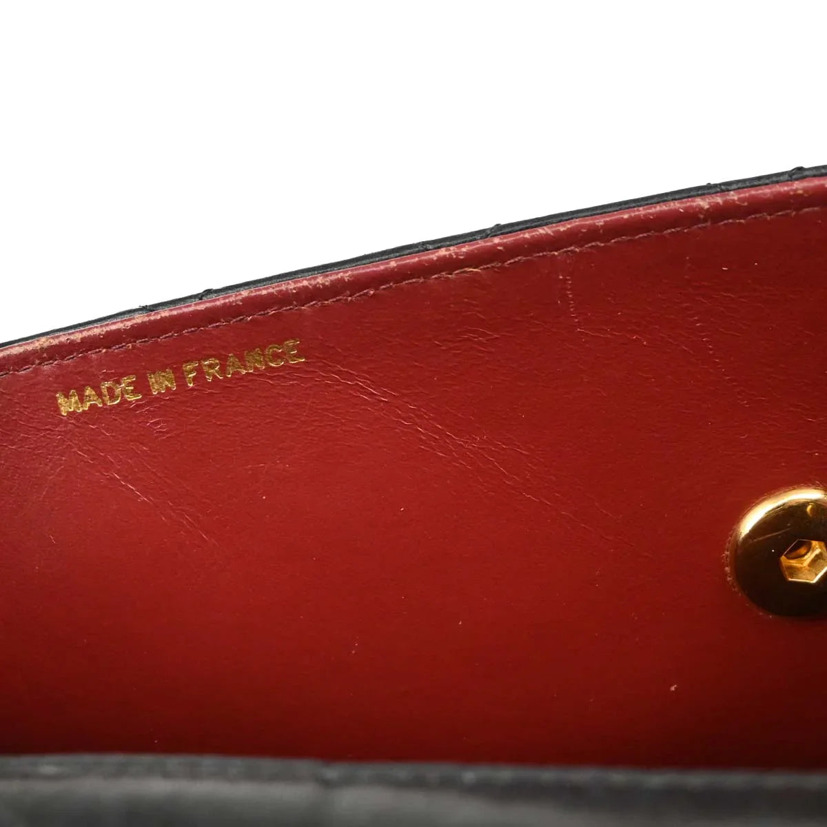 Chanel 1989-1991 Black Lambskin 2way Shoulder Handbag