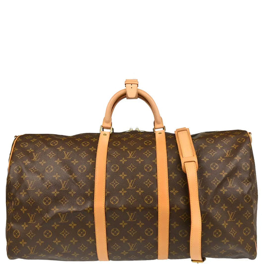 Louis Vuitton Monogram Keepall Bandouliere 60 Duffle Bag M41412