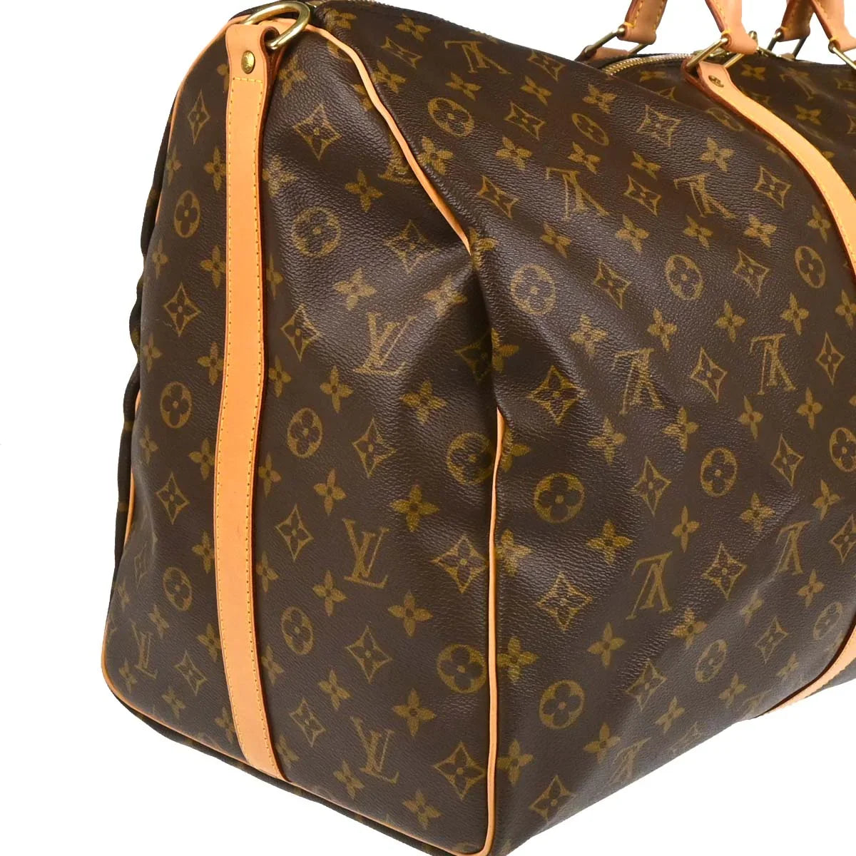 Louis Vuitton Monogram Keepall Bandouliere 60 Duffle Bag M41412