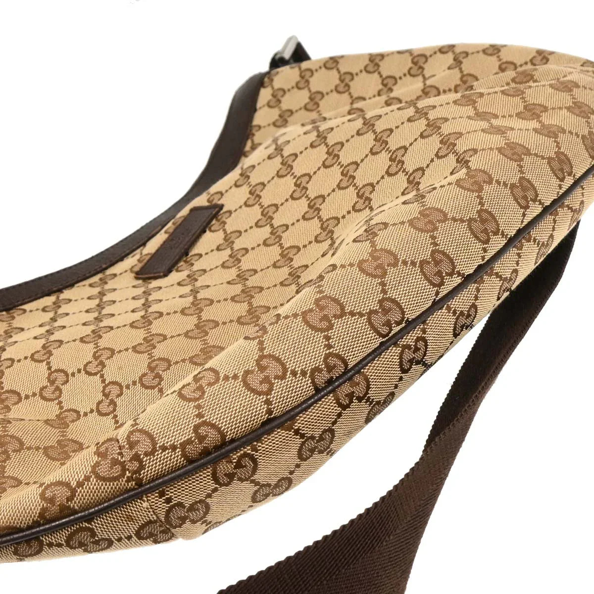 Gucci Beige Canvas GG Hobo Shoulder Bag