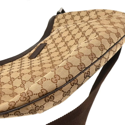 Gucci Beige Canvas GG Hobo Shoulder Bag