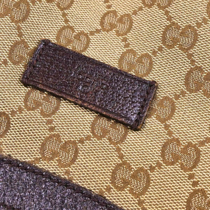Gucci Beige Canvas GG Hobo Shoulder Bag