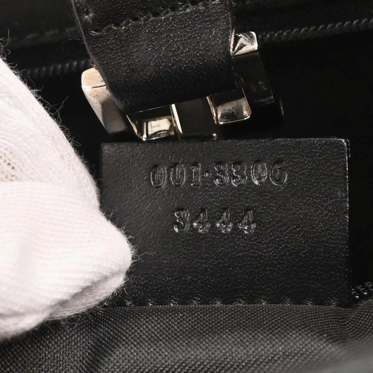 Gucci Black GG Jackie Hobo Handbag
