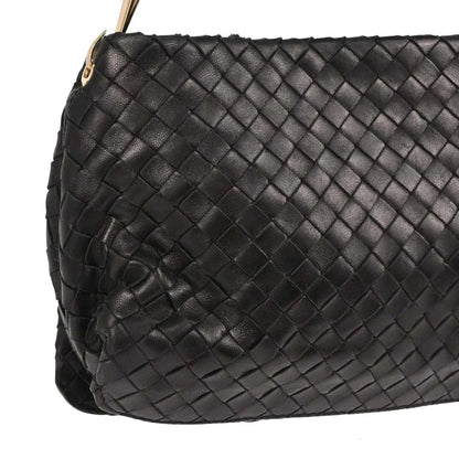 Bottega Veneta Black Intrecciato Handbag