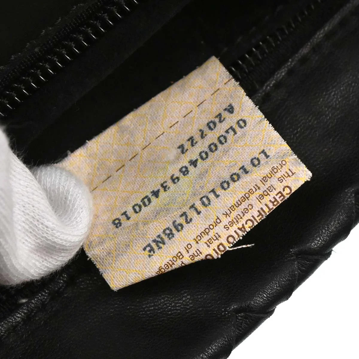 Bottega Veneta Black Intrecciato Handbag
