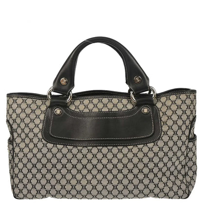 Celine Gray Canvas Macadam Boogie Tote Handbag