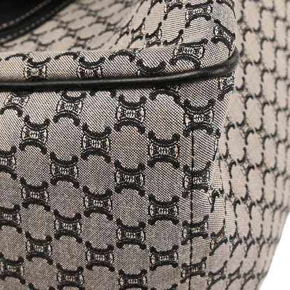 Celine Gray Canvas Macadam Boogie Tote Handbag