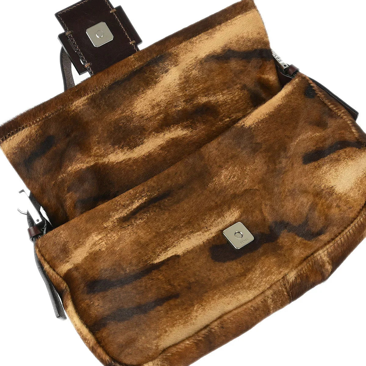 Fendi * 2001 Pony Hair Baguette Handbag