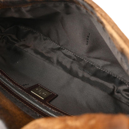 Fendi * 2001 Pony Hair Baguette Handbag