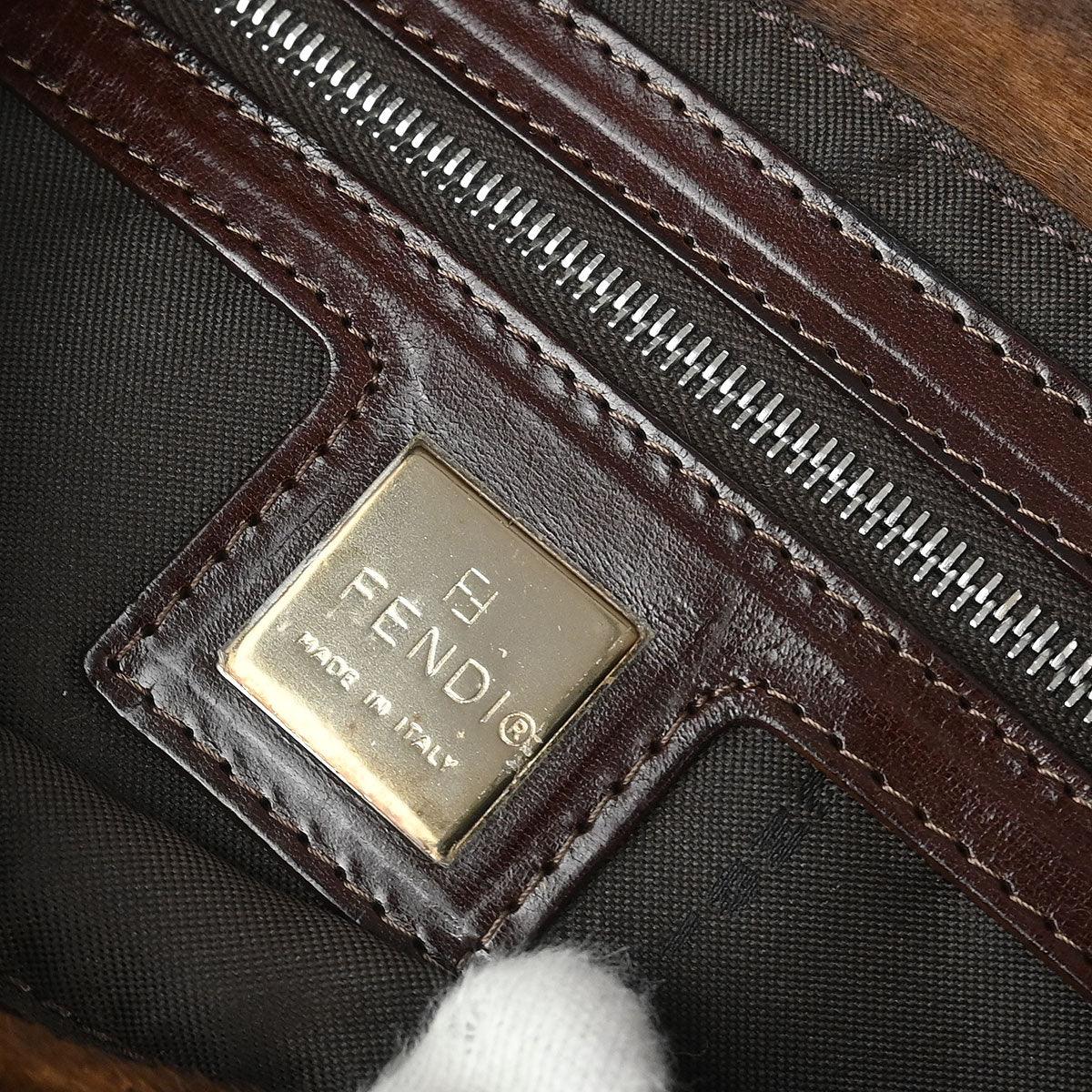 Fendi * 2001 Pony Hair Baguette Handbag