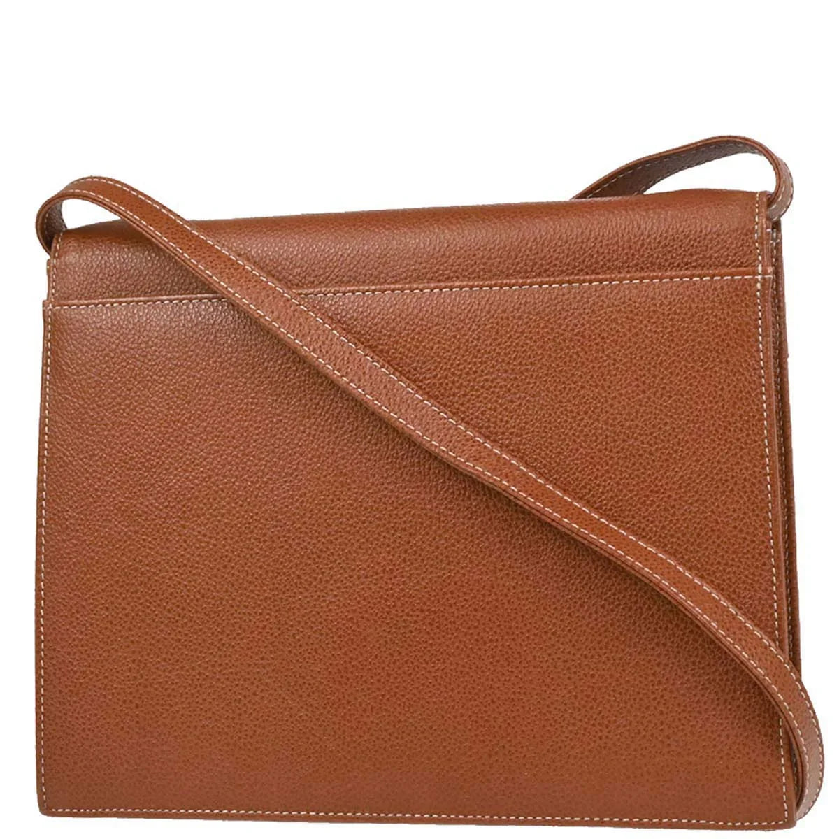 Yves Saint Laurent Brown Leather Shoulder Bag