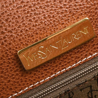 Yves Saint Laurent Brown Leather Shoulder Bag