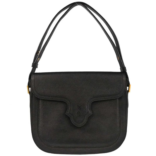 Yves Saint Laurent Black Leather Handbag