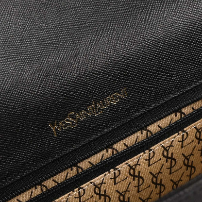 Yves Saint Laurent Black Leather Handbag