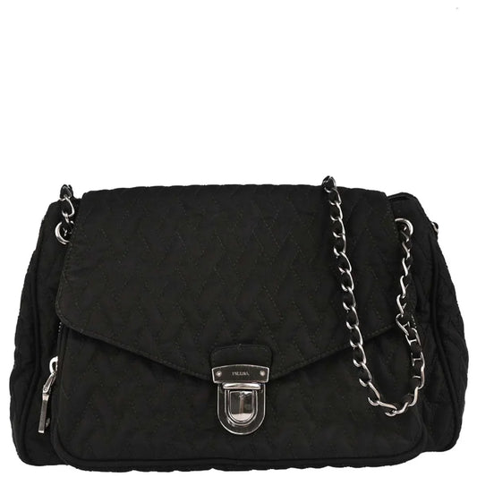Prada Black Nylon Shoulder Bag