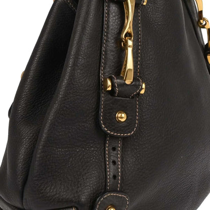Gucci Gray Leather Handbag