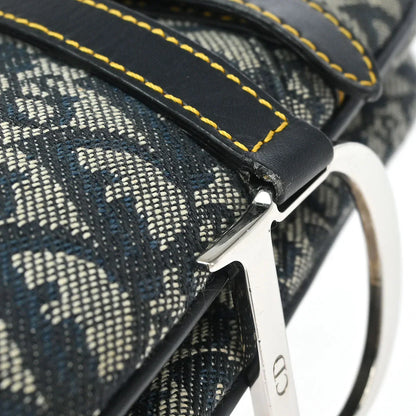 Christian Dior Navy Trotter Saddle Handbag