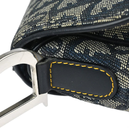 Christian Dior Navy Trotter Saddle Handbag