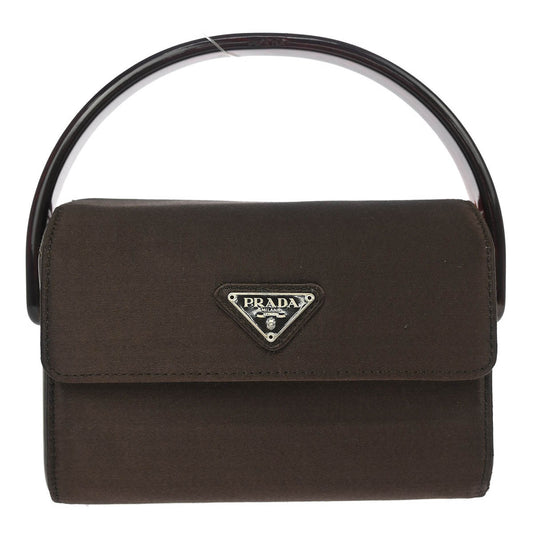 Prada Brown Satin Handbag