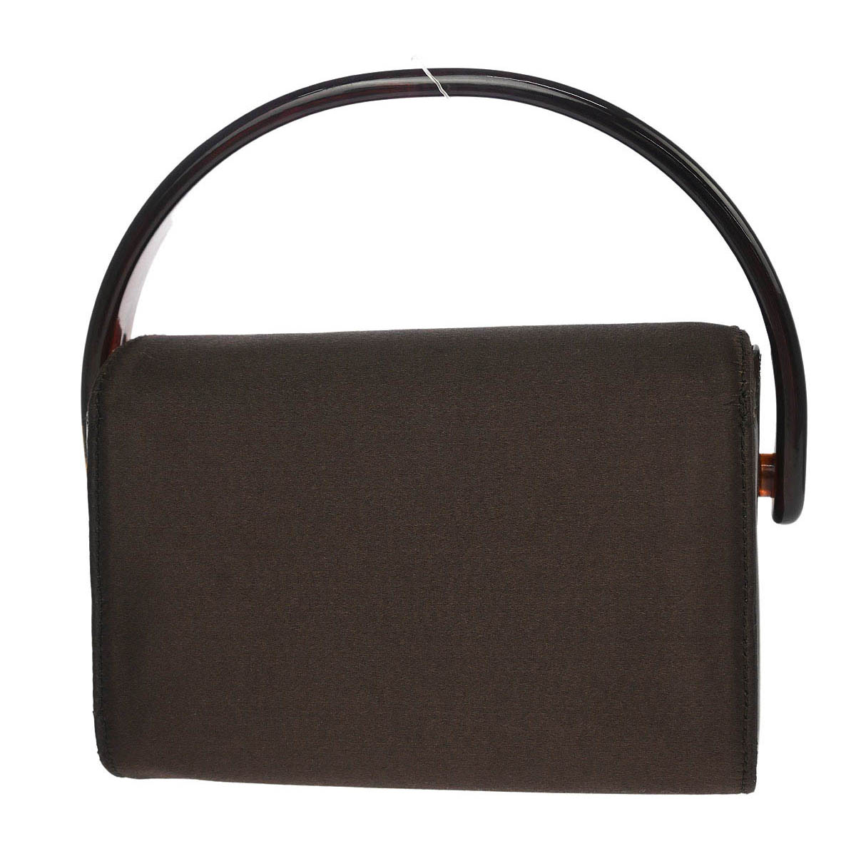 Prada Brown Satin Handbag