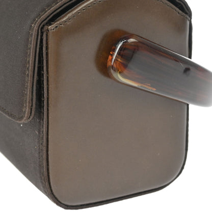 Prada Brown Satin Handbag