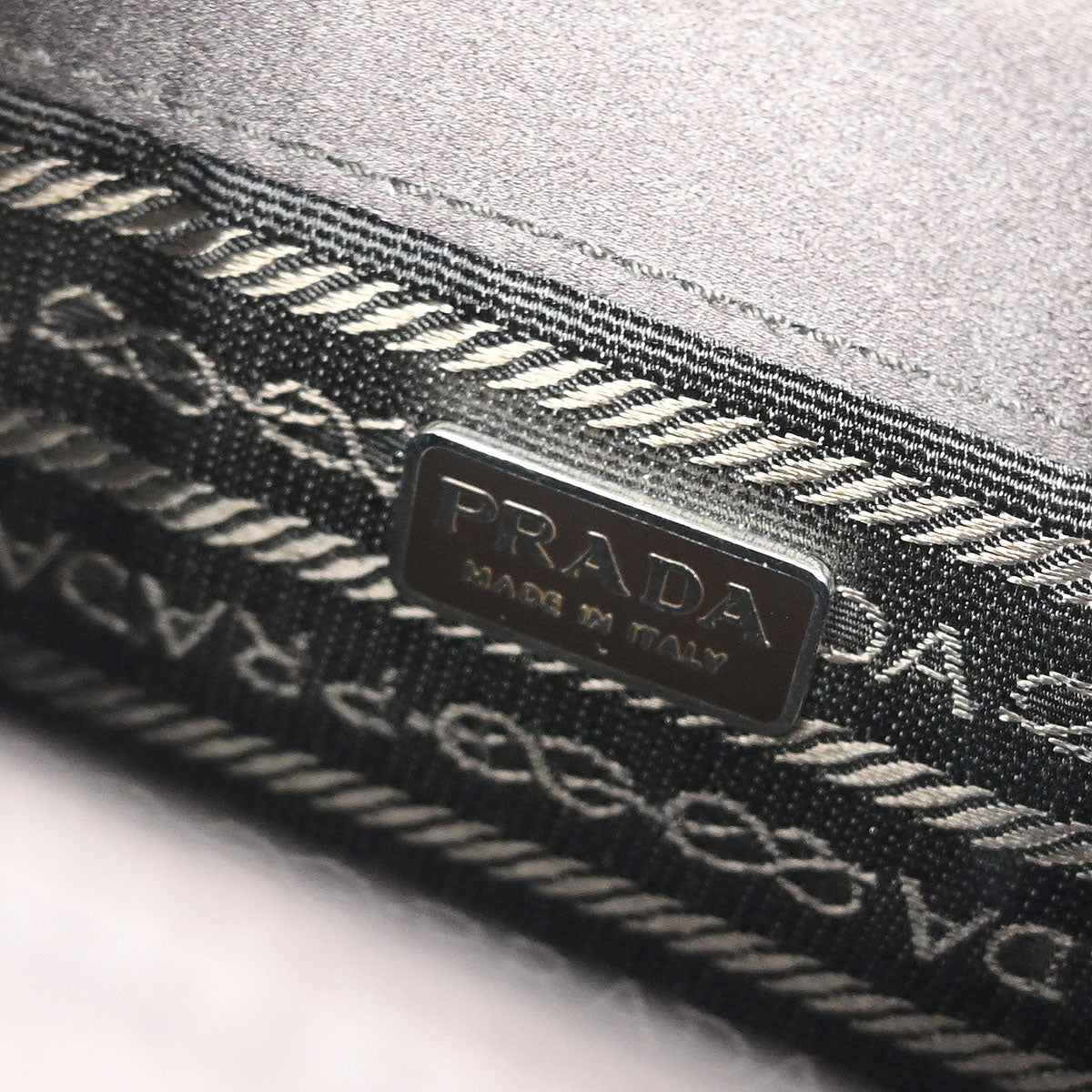 Prada Brown Satin Handbag